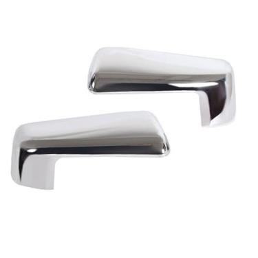 Imagem de AUCERAMIC Capa Cromada Para Espelho Retrovisor Lateral, Compatível Com Chevy Silverado Gmc Sierra 1500, 2019-2024, Lateral