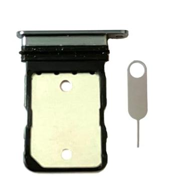 Imagem de Substituição do suporte da bandeja do cartão SIM + pino ejetor de cartão para Google Pixel Fold (preto)