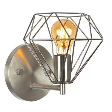 Imagem de Arandela Luminária Diamante Aramado Cromado