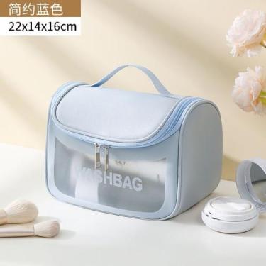 Imagem de Bolsa Necessarie Transparente WashBag Impermeável - oem