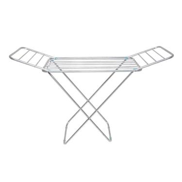 Imagem de Varal De Chão Alumínio Dobrável Com Abas Portátil 1,43M Mor