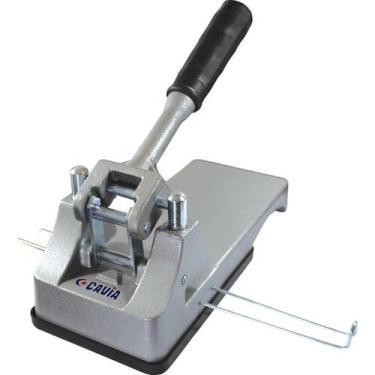 Imagem de Perfurador De Papel Ferro Fundido Para 100 Fls. Cinza - Planeta Crianç