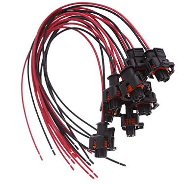 Imagem de Xialukeparts Pacote Com 8 Conectores De Injetor Combustível Plugue Pigtail Para Duramax Lly, Lbz, Llm 6,6 L