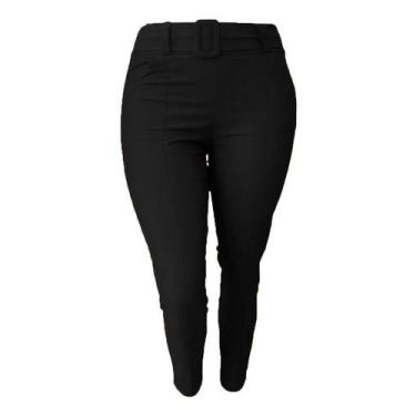 Imagem de Calça Plus Size Feminino Social Com Bolsos E Cinto  - Bucci Boutique, 