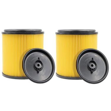 Imagem de Substituição de filtro de cartucho VCFS compatível com filtro Vacmaster VCFS, Vacmaster 5-20 galões aspiradores úmidos/secos, filtro VBV1210 para aspiradores hart molhado/seco, pacote com 2