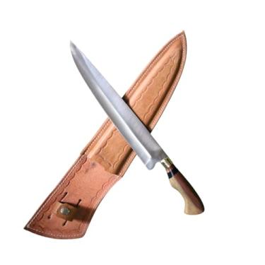 Imagem de Kit Faca Churrasco 15'' 1070 Fosfatizada com Bainha - Cod443