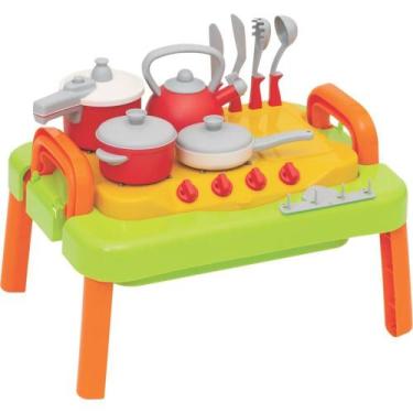 Imagem de Brincando de Casinha Mesinha BABY Gourmet com Acessórios - Merco TOYS