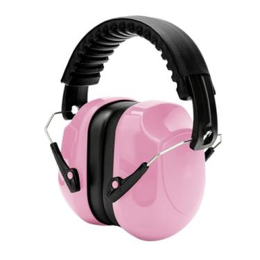 Imagem de predolo Protetor Auricular com Redução de Ruído, à Prova de Som, Dispositivo de Proteção Auditiva, Protetor Auricular Compacto, Macio E Ajustável para, Rosa, Tamanho real