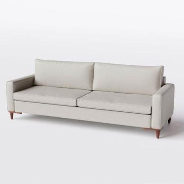 Imagem de Sofá Living Viena 2,00m em Chenille Rasa Bege - Home Mobily