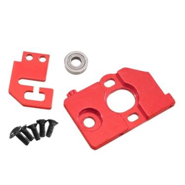 Imagem de menolana Base de montagem de motor de carro RC 1/28 Peças de uso de longo prazo Peças de suporte de alta resistência atualizadas para 284131 284161 284010 K969, Vermelho