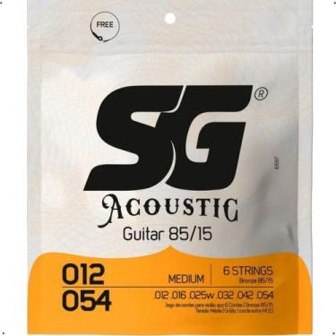 Imagem de Encordoamento 0.11 P/ Violão Aço 85/15 Bronze Medium Sg 6687