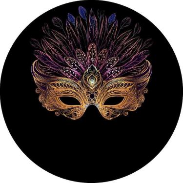 Imagem de Painel Redondo 3D Sublimado Carnaval Frd-3509