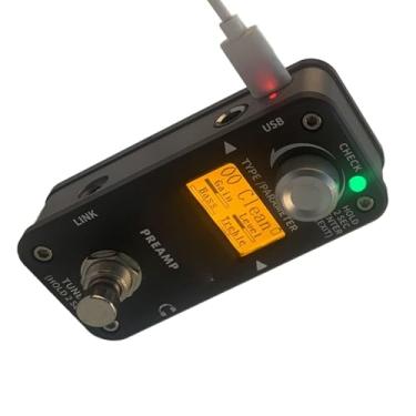 Imagem de Acouto Pedal de Efeito pré -amplificador Premium Com 4 Tons para Guitarra Elétrica - Sem Voz, Sobrecarga, Distorção, Sons de Metal