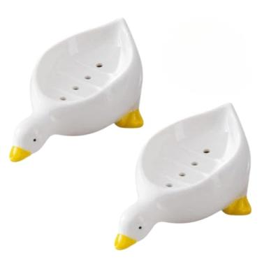 Imagem de Saboneteira com Ventosa para Banheiro, Viagem e Bebê | Porta Sabonete Universal com Dreno Automático e Design Fofo Antiderrapante