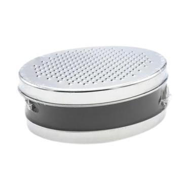 Imagem de Ｂｅｓｇａ Ralador de Queijo com Recipiente Ralador de Legumes Frutas de Queijo aço Inoxidável para Chocolate Gengibre Cenoura Limão, Preto