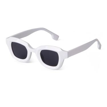 Imagem de Moda Laranja Grosso Óculos de Sol Feminino Masculino Óculos de Sol Coloridos da Moda, C9, Tamanho Único