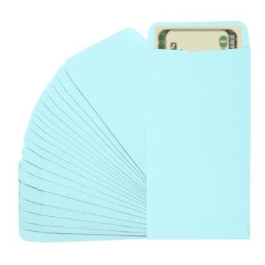 Imagem de PATIKIL Envelope para dinheiro, pacote com 25 envelopes de dinheiro de 16,5 cm x 8,9 cm, sacos para dinheiro, carta de desafio de economia de orçamento, para moedas de presente, cheques, bilhetes