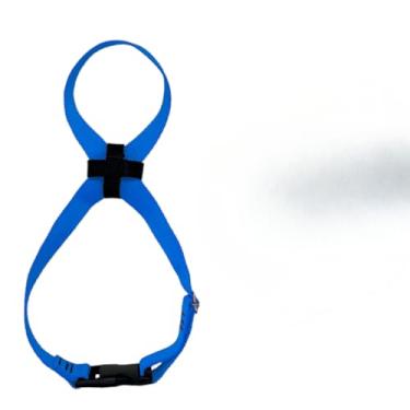 Imagem de Focinheira regulável para cães não machuca respirável confortável (Azul,Grande)