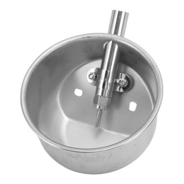 Imagem de HEEPDD Tigela de Água Automática para Gado, Cães e Bezerros, Aço Inoxidável, Bebedouro Automático para Animais