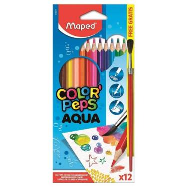Imagem de Lápis De Cor ColorPeps Aqua 12 Cores Maped