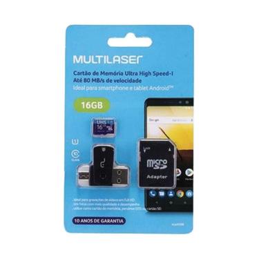 Imagem de Cartao Uhs1 16gb +adap Usb Dual Mc150