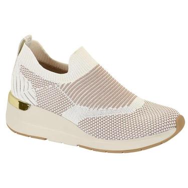 Imagem de Tênis Feminino Anabela Knit Acana Branco Off Nude Modare 7394.100-Feminino