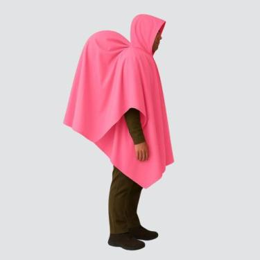 Imagem de Poncho de Chuva de Trekking Impermeável Outdoor - Vila Flor, Rosa