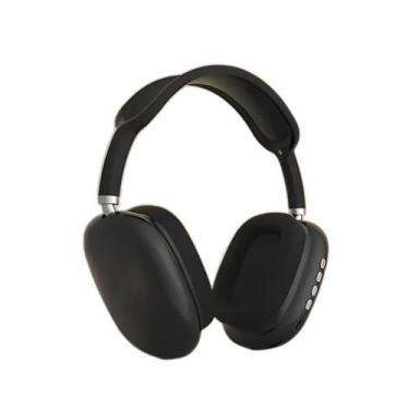 Imagem de Fone Bluetooth Sem Fio P9 Com Microfone Sd Rádio Fm Preto - Shop Mix