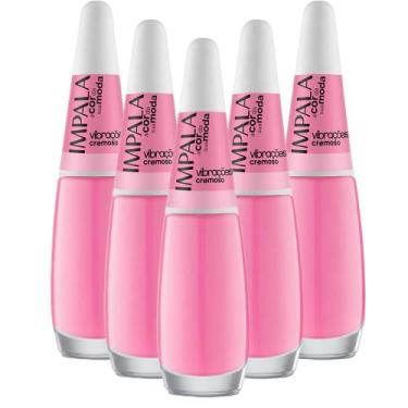 Imagem de Kit 5 Esmaltes Coleção A Cor da Sua Moda Cor Vibrações Impala