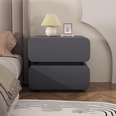 Imagem de Quarto Lateral Com Cômoda, Mesa De Fim De Meados Do Século Com Armazenamento Para Quarto, Sala De Estar E Corredor Com 2 Gavetas, Style3, 45x40x50cm