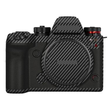Imagem de Película protetora para câmera S1 II S1M2 Película protetora para Panasonic Lumix S1II S1 Mark II (fibra de carbono preta)
