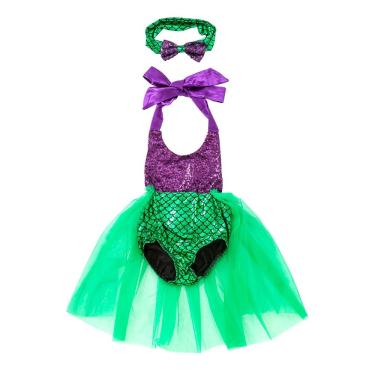 Imagem de Fantasia Sereia Dani Lessa G - Collant e Fita - Verde