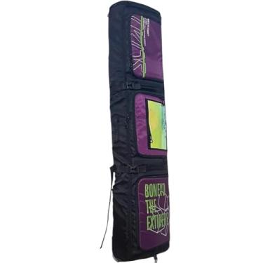 Imagem de Lzyjckh Bolsa de Snowboard Impermeável com Rodas Bolsa de Snowboard com Rodas Extensível de 160-170 cm, para Viagens Aéreas, Serve para Esquis Individuais/2 Conjuntos de Esquis,Purple