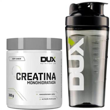 Imagem de Creatina Monohidratada Dux Nutrition 100% Pura Pote 300g Sem Sabor + C