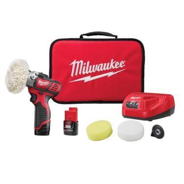 Imagem de Milwaukee Politriz 3" 12V 2438-159N Com 1 Bateria 1 Carregador Bivolt e Bolsa