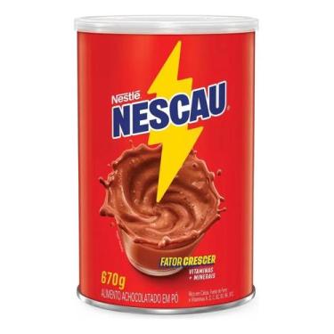 Imagem de Kit c/ 4 Achocolatado em po Cilindro 670g Nescau
