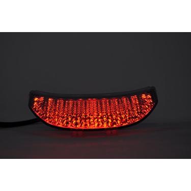 Imagem de Lente fumê luzes traseiras de LED para motocicleta, luz traseira de freio com indicadores de luz de seta integrados para Honda 03-06 CBR600RR, 04-07 CBR1000RR