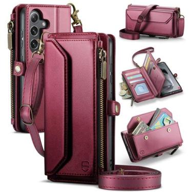 Imagem de Capa tipo carteira crossbody Strapurs Samsung Galaxy S24 Plus
