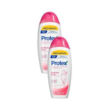 Imagem de Kit 2 Sabonete Íntimo Protex Cuidado íntimo Delicate Care Preço Especi