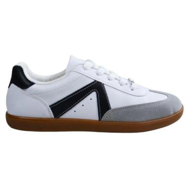 Imagem de Tênis Feminino Vizzano RBD Conforto e Estilo, Branco cza preto, 36