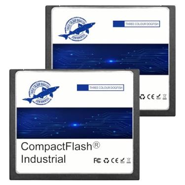 Imagem de Dogfish Cartão de Memória Flash Compacto 2GB Pacote com 2 Cartão Industrial CF Tipo I de Alto Desempenho FAT16 para Equipamentos Industriais e Câmeras Digitais Vintage