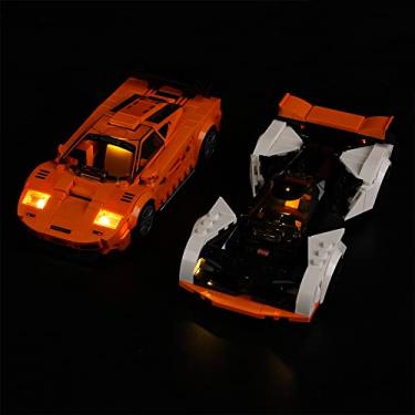 Imagem de Kyglaring LED Lighting Kit (No Model) Designed for Lego McLaren Solus GT & McLaren F1 LM 76918 Model Building kit - Without Lego Set(Classic Version)