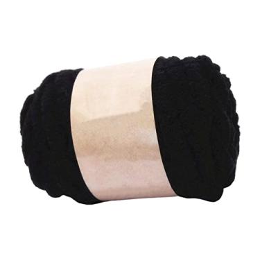 Imagem de predolo Tecido de Tricô, Fio de Crochê, Fio de Pano para Iniciantes em Crochê, Faça Você Mesmo, Bolsa, Cobertor, Almofada, Projetos, PRETO
