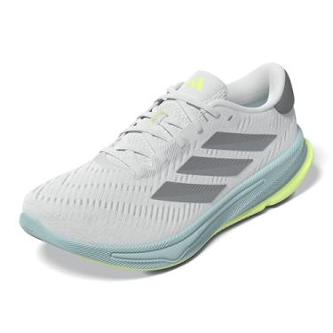 Imagem de adidas Tênis de corrida masculino Supernova Ease, Branco/cinza/semi-flash Aqua, 41