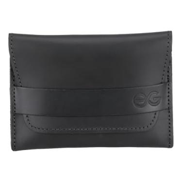 Imagem de Carteira Masculina Slim Couro Legítimo Cartões/cnh/cédulas(Preto)