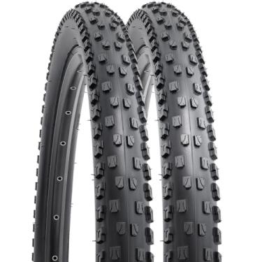 Imagem de YUNSCM 2 peças de pneus de mountain bike de 66 cm 26 x 2,10/54-559 compatíveis com pneus de bicicleta off-road 26 x 1,95 26 x 2,0 26 x 2,10 26 x 2,125 (Y-770)
