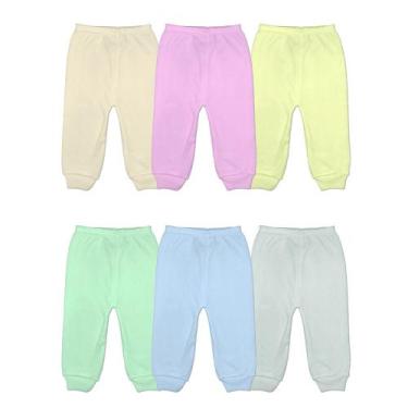 Imagem de Calça Mijão Culote Bebê Liso 100% Algodão Pé Aberto Enxoval - Koala Ba