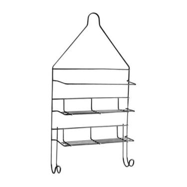 Imagem de Suporte Porta Shampoo com 2 Toalheiros 8x26cm - ARAMEFER