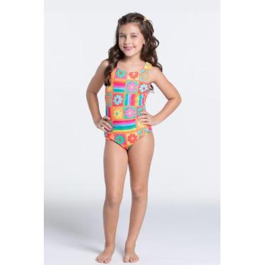 Imagem de Maiô Infantil UV 50+ Summer - Vida Costeira Oficial, 3, Croche