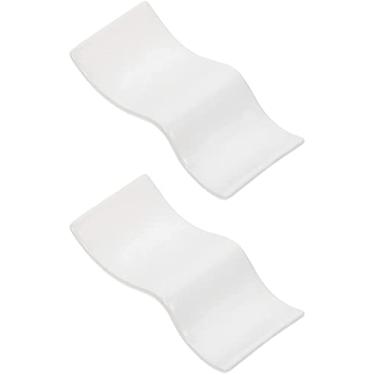 Imagem de Descanso para pauzinhos, descanso para pauzinhos de cerâmica, suporte para pauzinhos de cerâmica, design ondulado, descanso para pauzinhos, colher, garfo, suporte para talheres, utensílios de cozinha,
